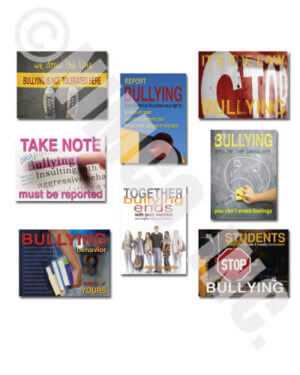 Bullying Behavior - Set of 8 Posters - Laminated 5