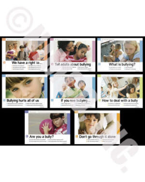 Bullying Prevention Poster Series - Set of 8 Laminated 8