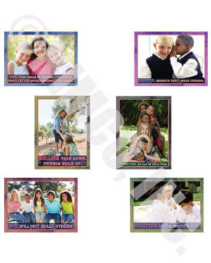 Bullying's Not Tolerated - Set of 6 Posters - Laminated 11