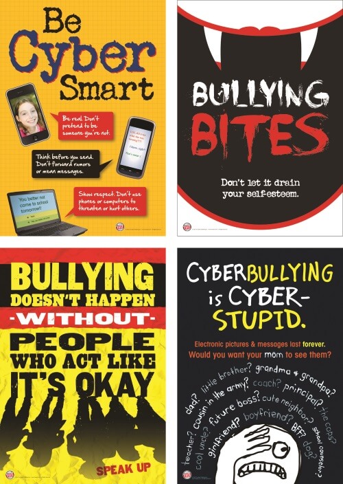 Bully Free Classroom Poster Set (4 Posters) 2