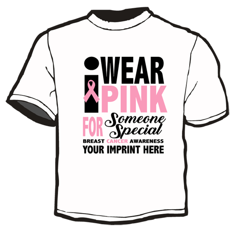 Shirt Template: Where Pink For Someone Special 3