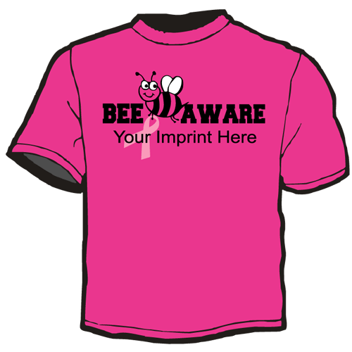 Shirt Template: Bee Aware 3