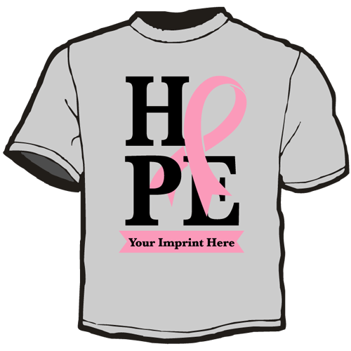 Shirt Template: Hope Ribbon #2 3
