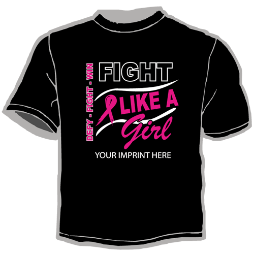 Cancer Awareness Shirt: Fight Like A Girl 3