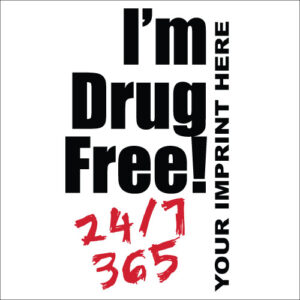 Drug Prevention Banner (Customizable): I’m Drug Free