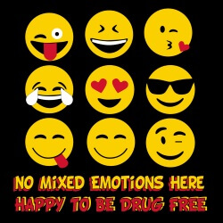 Drug Prevention Banner (Customizable): No Mixed Emotions 42