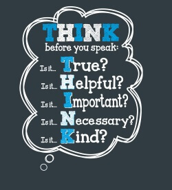 Kindness Banner (Customizable): Think Before You... 43