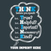 Kindness Banner (Customizable): Think Before You…