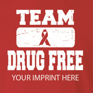 Drug Prevention Banner (Customizable): Team Drug Free…