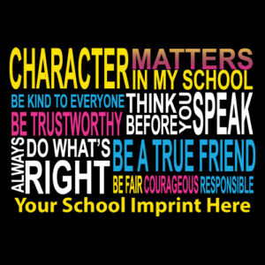 Kindness Banner (Customizable): Character Matters In…