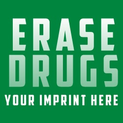 Drug Prevention Banner (Customizable): Erase Drugs 3