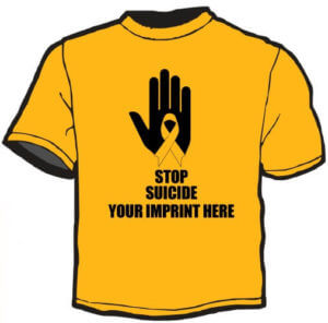 Shirt Template: Stop Suicide 4