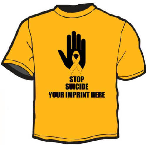 Shirt Template: Stop Suicide 3