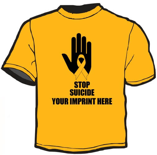 Shirt Template: Stop Suicide 2