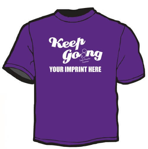 Shirt Template: Keep Going 3