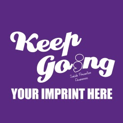 Suicide Prevention Banner (Customizable): Keep Going 2