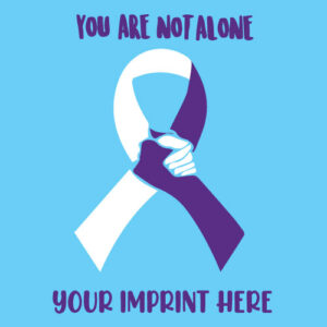 Suicide Prevention Banner (Customizable): You Are Not Alone