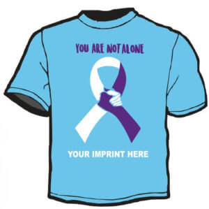 Shirt Template: You Are Not Alone 7