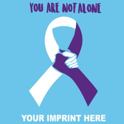 Suicide Prevention Banner (Customizable): You Are Not Alone 6