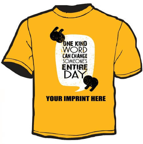 Shirt Template: One Kind Word 3