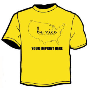 Shirt Template: Be Nice 5