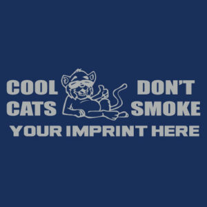 Tobacco Prevention Banner (Customizable): Cool Cats Don’t…