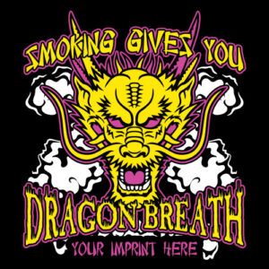 Tobacco Prevention Banner (Customizable): Smoking Gives You Dragon Breath