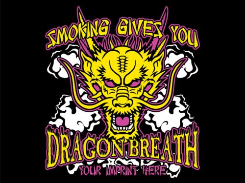 Tobacco Prevention Banner: Smoking Gives You Dragon Breath - Customizable