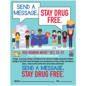 Send A Message. Stay Drug Free.™ Commitment Certificates - Set of 100 4
