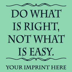 Predesigned Banner (Customizable): Do What Is Right 1