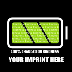 Predesigned Banner (Customizable): 100% Charged On Kindness 1