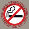 Tobacco Prevention Banner (Customizable): Be A Walking Sign, Say No To Tobacco