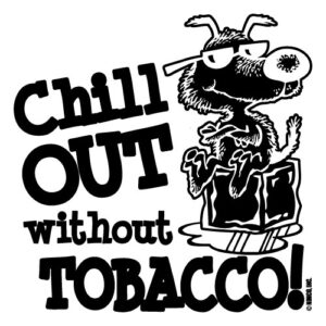 Tobacco Prevention Banner (Customizable): Chill Out Without Tobacco