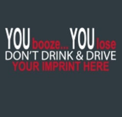 Alcohol Prevention Banner (Customizable): You Booze, You Loose 60