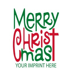 Predesigned Banner (Customizable): Merry Christmas (Your Imprint Here) 4