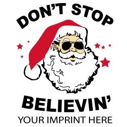 Holiday and Seasonal Banner (Customizable): Don't Stop Believin' 1