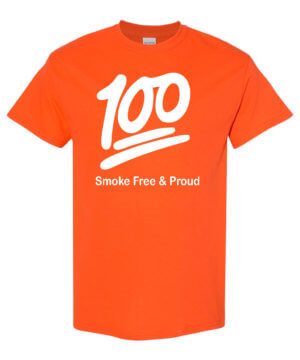 Smoke Free And Proud Tobacco Prevention Shirt