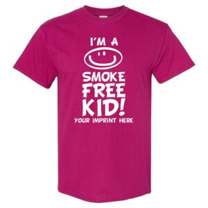 Tobacco Prevention Shirt: I’m A Smoke Free Kid