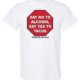 Say No To Alcohol Prevention Shirt