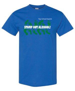 Stomp Out Alcohol Prevention Shirt