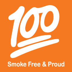 Tobacco Prevention Banner (Customizable): Smoke Free and Proud 2