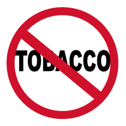 Tobacco Prevention Banner (Customizable): No Tobacco 1