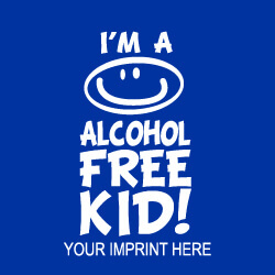 Alcohol Prevention Banner (Customizable): I'm A Alcohol Free Kid 2