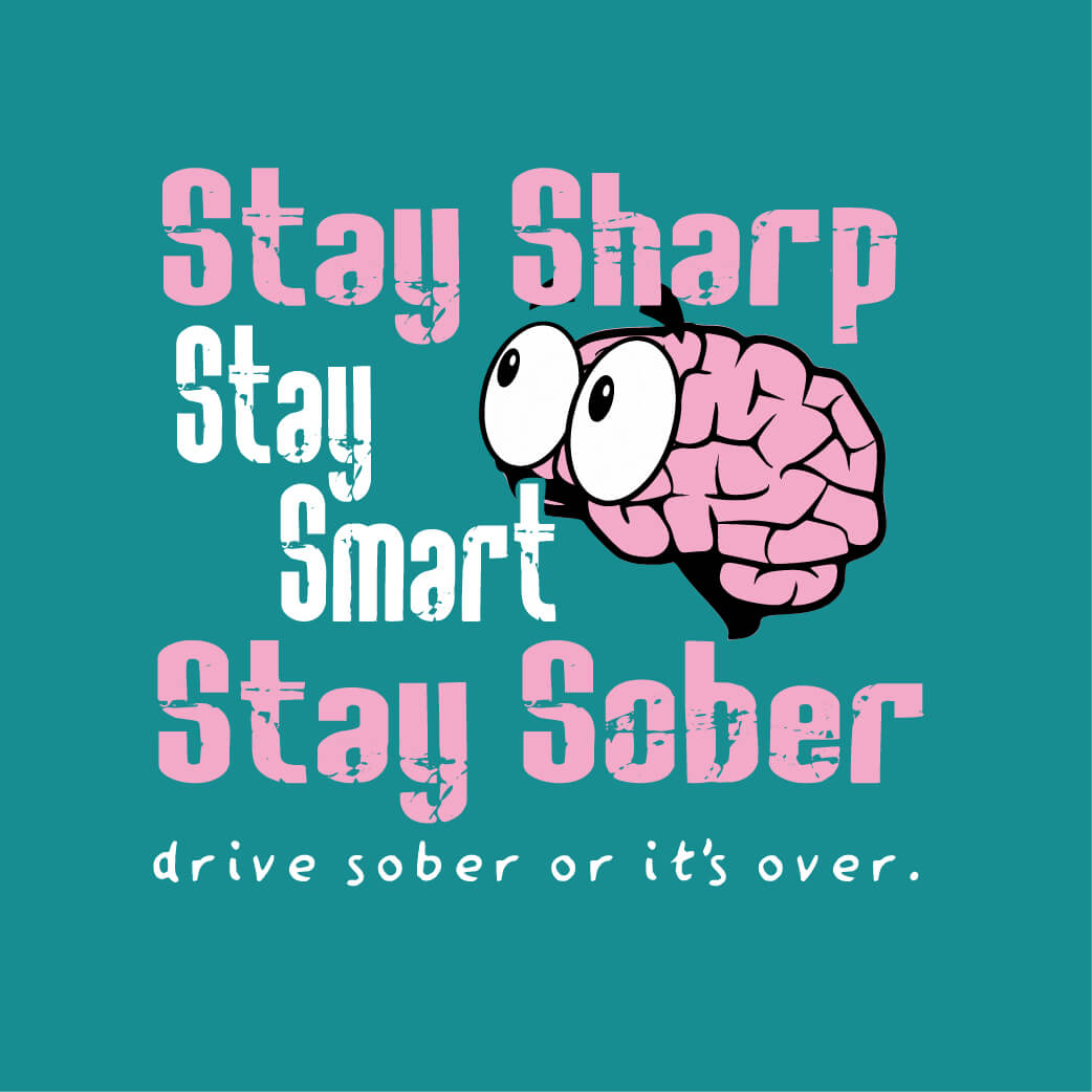 Predesigned Banner (Customizable): Stay Sharp Stay Smart Stay Sober 2