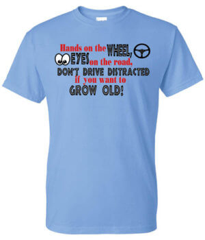 Hands On The Wheel Texting And Driving Shirt