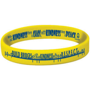 Build Bridges with Kindness & Respect Silicone Bracelet 4