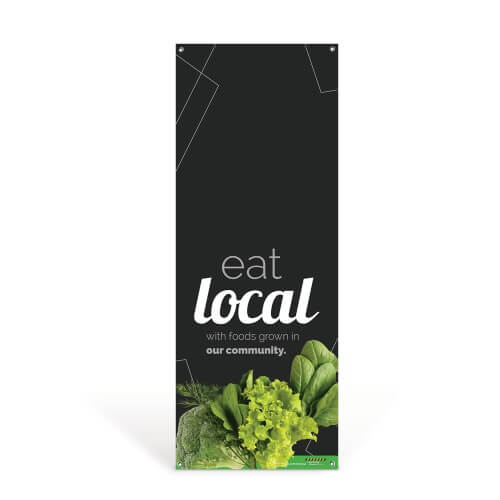 Eat Local Vinyl Banner 1