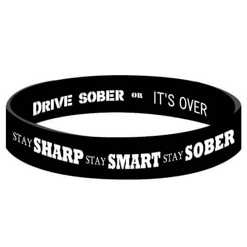 Drive Sober Or It's Over Bracelet 3