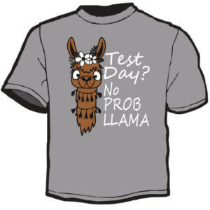 Shirt Template: Test Day? No Prob-LLAMA 4