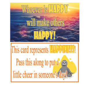 Happiness Pass It On Card 5